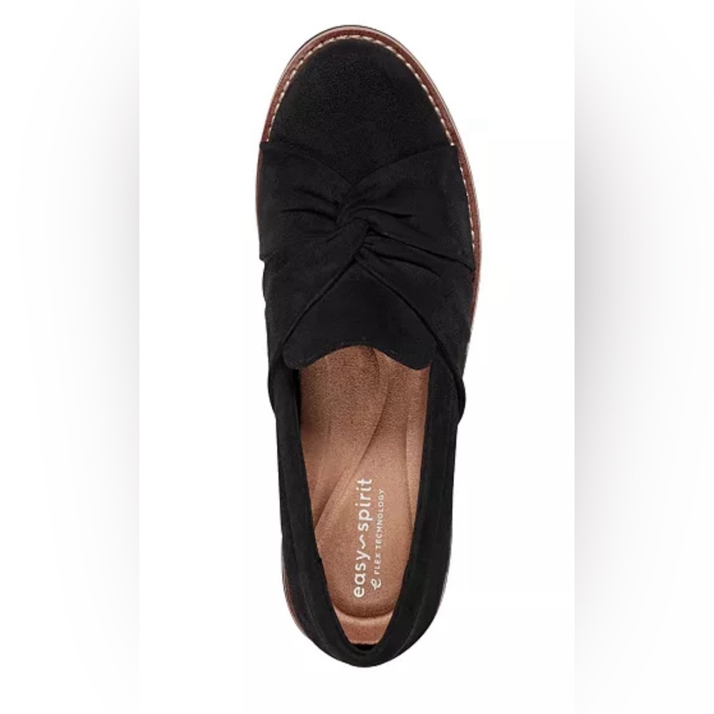 Easy Spirit Women's Vitalia eFlex Ruched Slip-On Loafers Black Size 6.5 NIB - Picture 4 of 10
